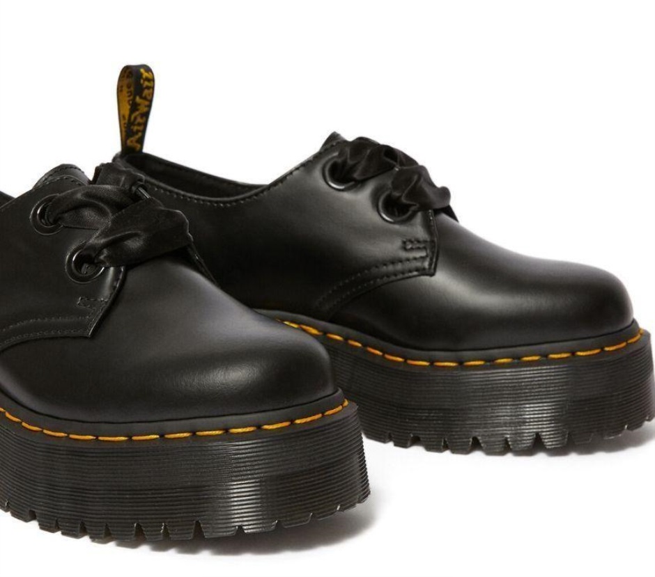 Dr Martens Schweiz Zürich Holly Platform Shoe Black Buttero