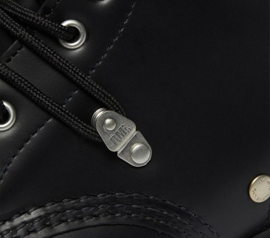 Dr Martens Schweiz Zürich 1460 Bex Stud Boot Black Fine Haircell