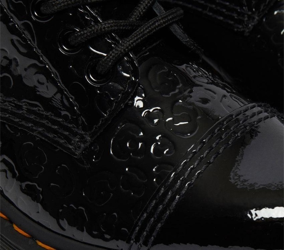 Sinclair Leopard Emboss Boot Dr Martens Schweiz Zürich Black Patent Lamper Leopard Emboss