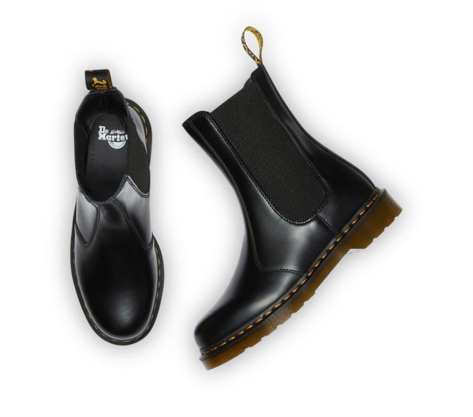 Dr Martens Schweiz Zürich Black Smooth 2976 Hi Chelsea Boot