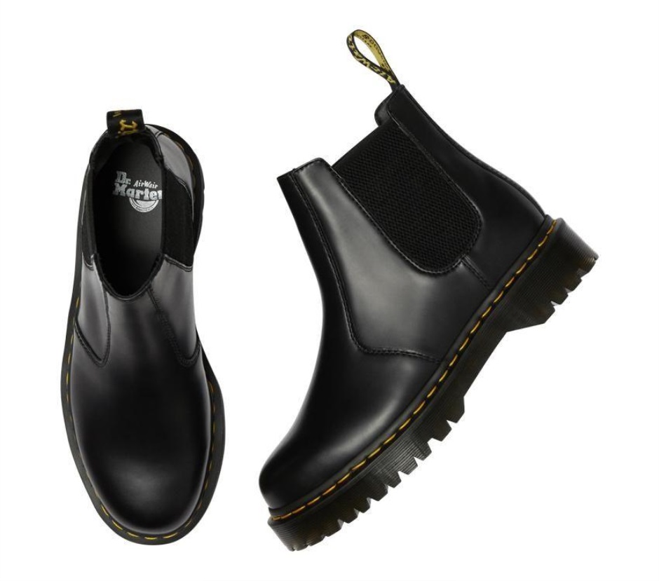Dr Martens Switzerland Zurich Black Smooth 2976 Bex Chelsea Boot