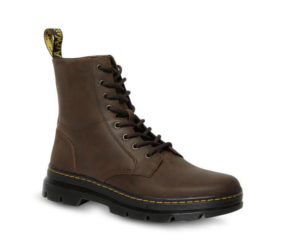 Dr Martens Schweiz Zürich Combs Crazy Horse Boot Dark Brown Crazy Horse