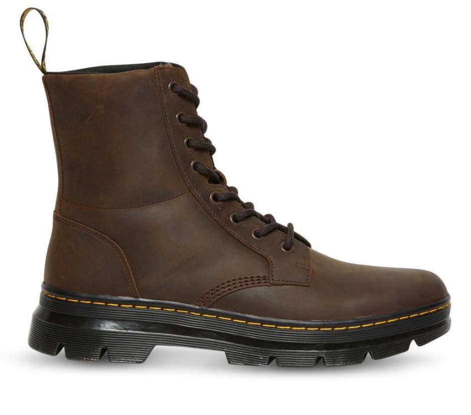 Dr Martens Schweiz Zürich Combs Crazy Horse Boot Dark Brown Crazy Horse