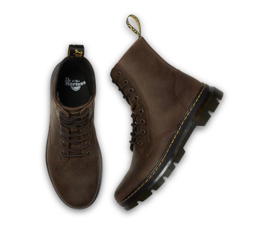 Dr Martens Schweiz Zürich Combs Crazy Horse Boot Dark Brown Crazy Horse