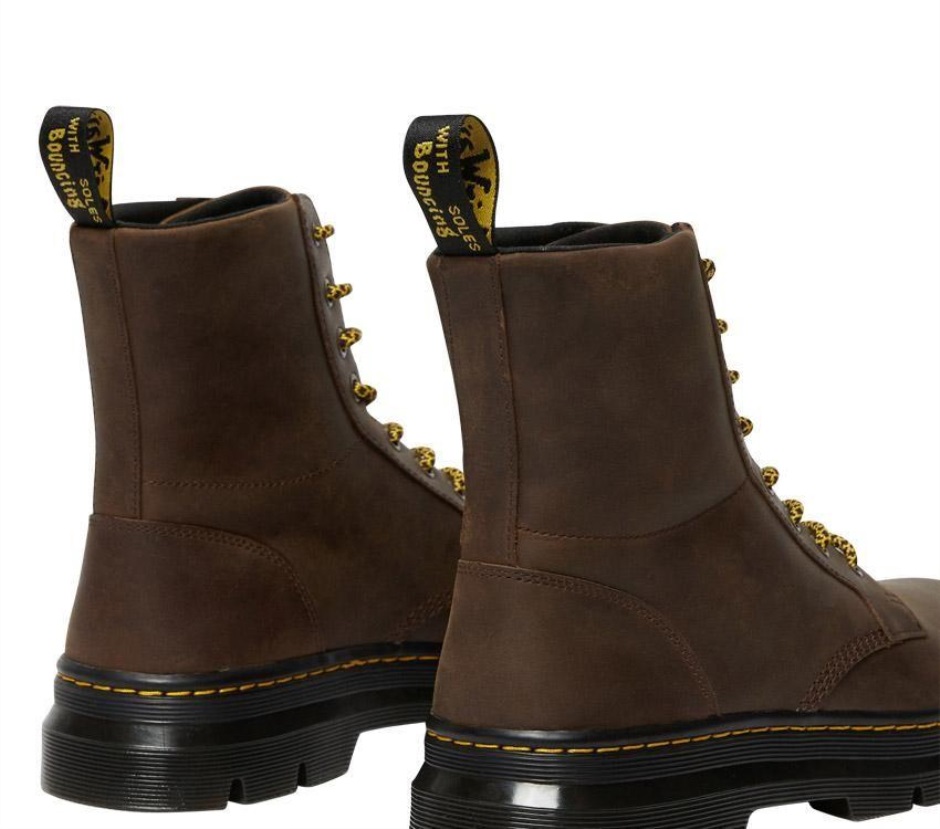 Dr Martens Schweiz Zürich Combs Crazy Horse Boot Dark Brown Crazy Horse