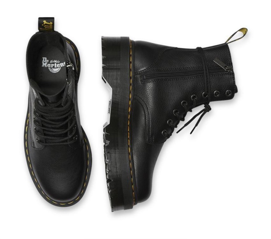 Dr Martens Schweiz Zürich Black Pisa Jadon Pisa Leather