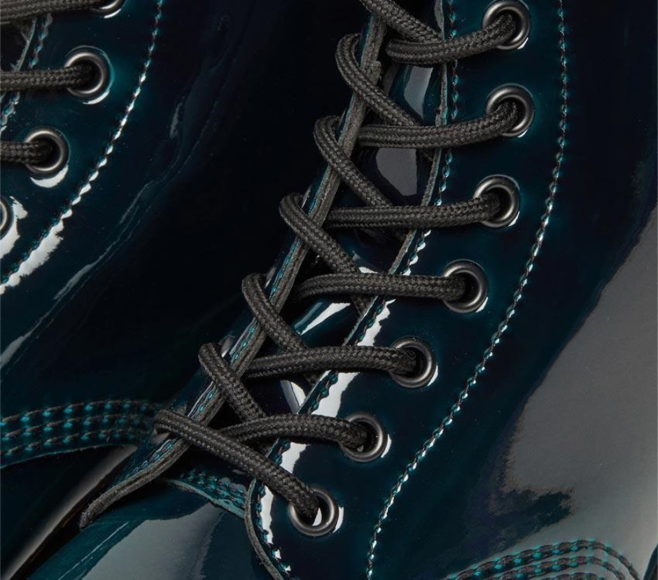 Dr Martens Schweiz Zürich Black/dms Green Gloss Pull Up Vegan 1460 Boot