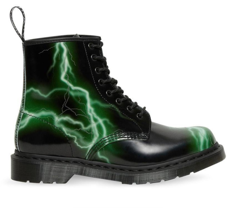 Dr Martens Schweiz Zürich 1460 Flash Boot Black-green Flash Smooth