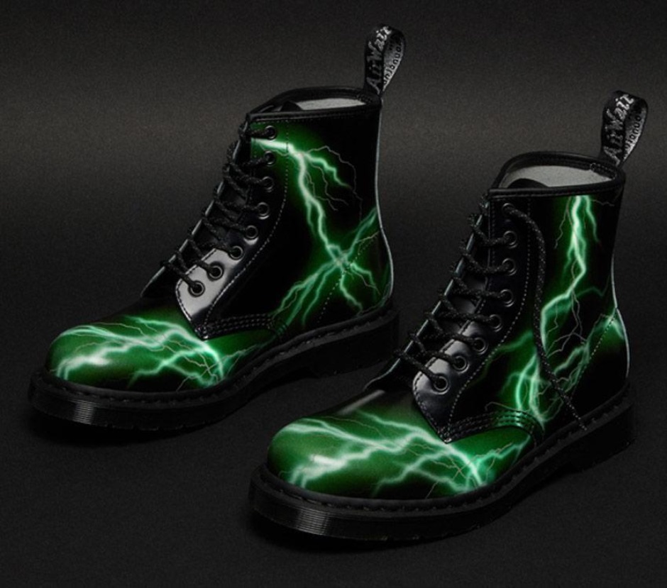 Dr Martens Schweiz Zürich 1460 Flash Boot Black-green Flash Smooth