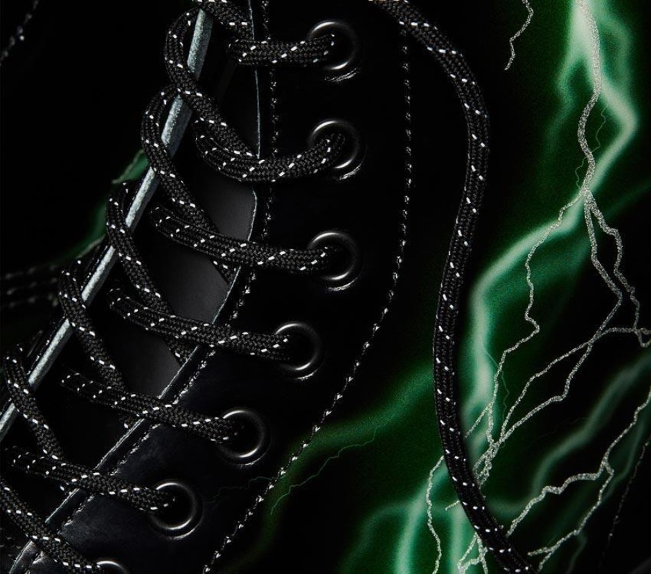 Dr Martens Schweiz Zürich 1460 Flash Boot Black-green Flash Smooth