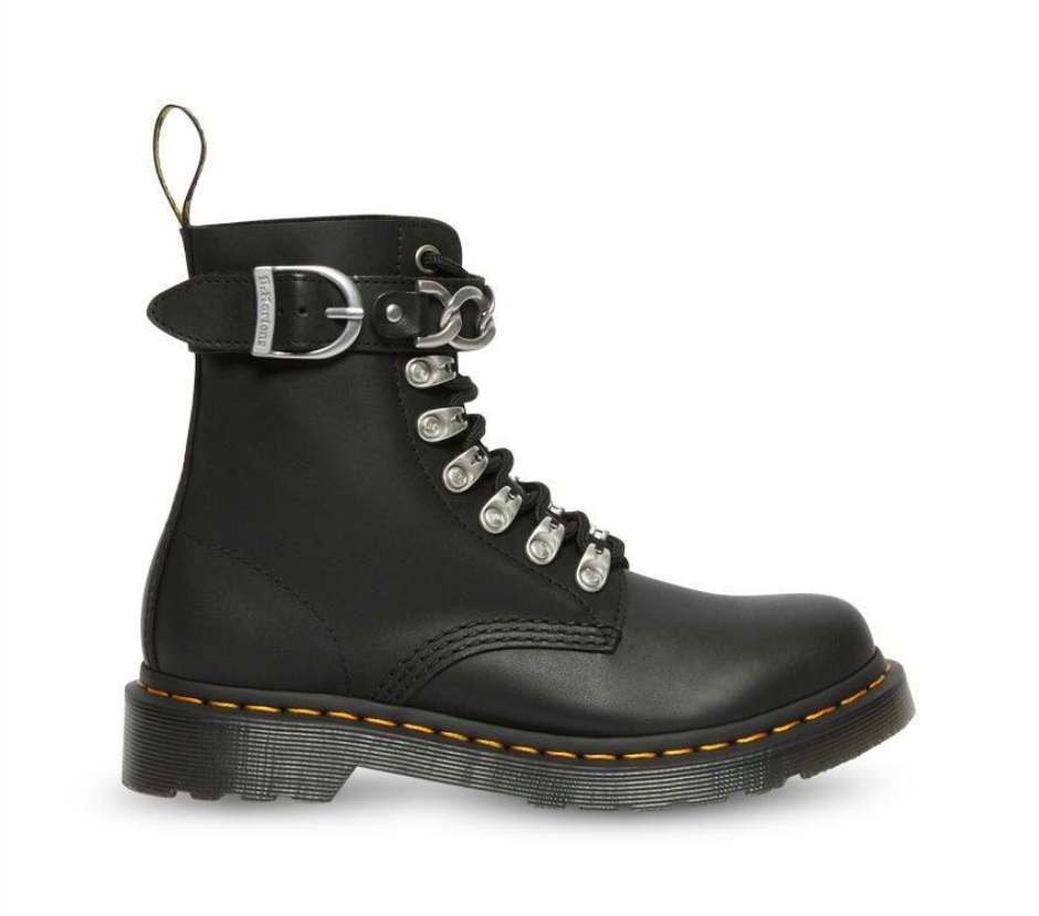Schwarze Sendal 1460 Pascal Kette Dr Martens Schweiz