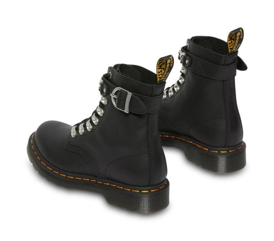 Schwarze Sendal 1460 Pascal Kette Dr Martens Schweiz