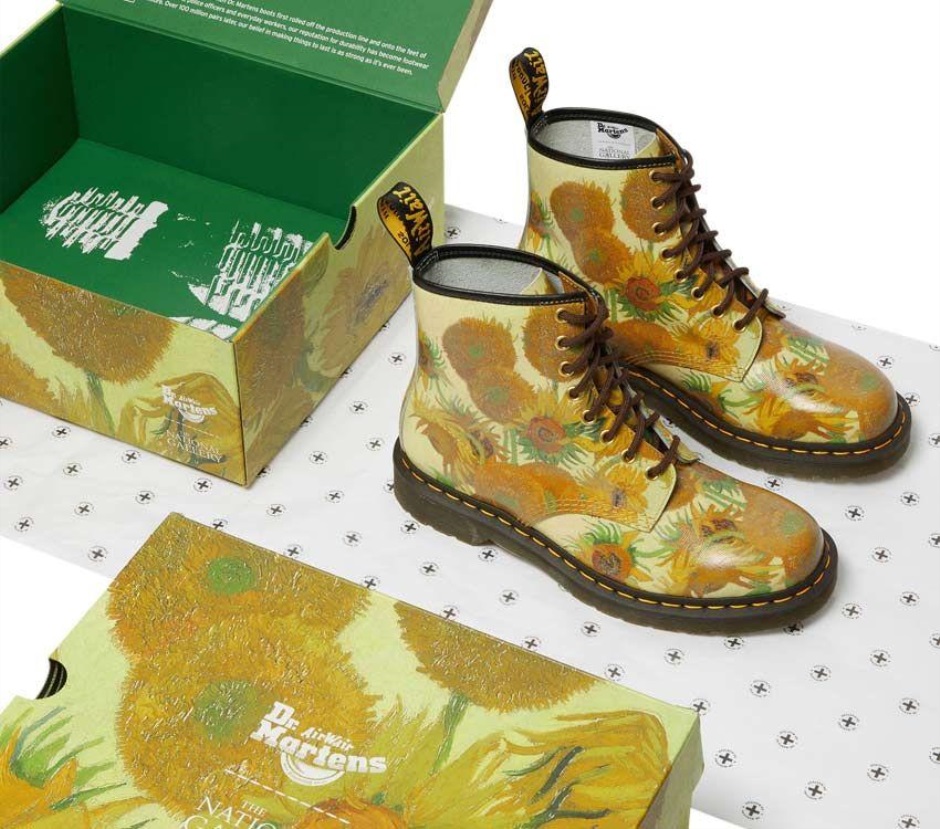 Sunflowers Dr Martens Schweiz 1460 Sunflowers