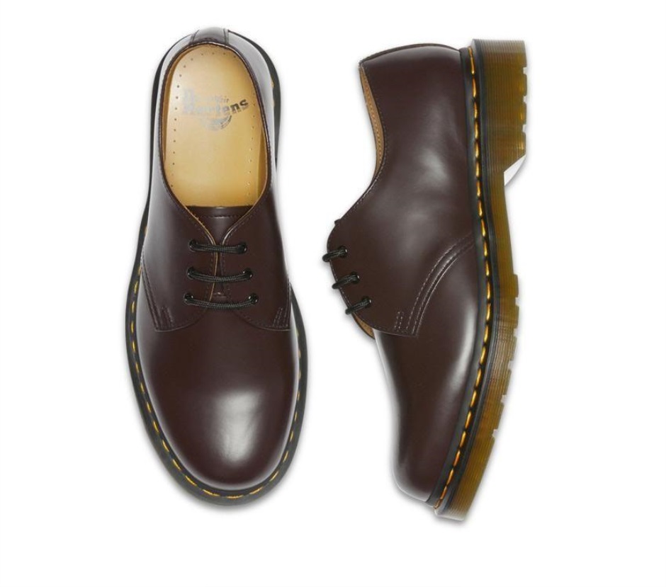 Alter Oxblood Dr Martens Schweiz 1461 Glatt