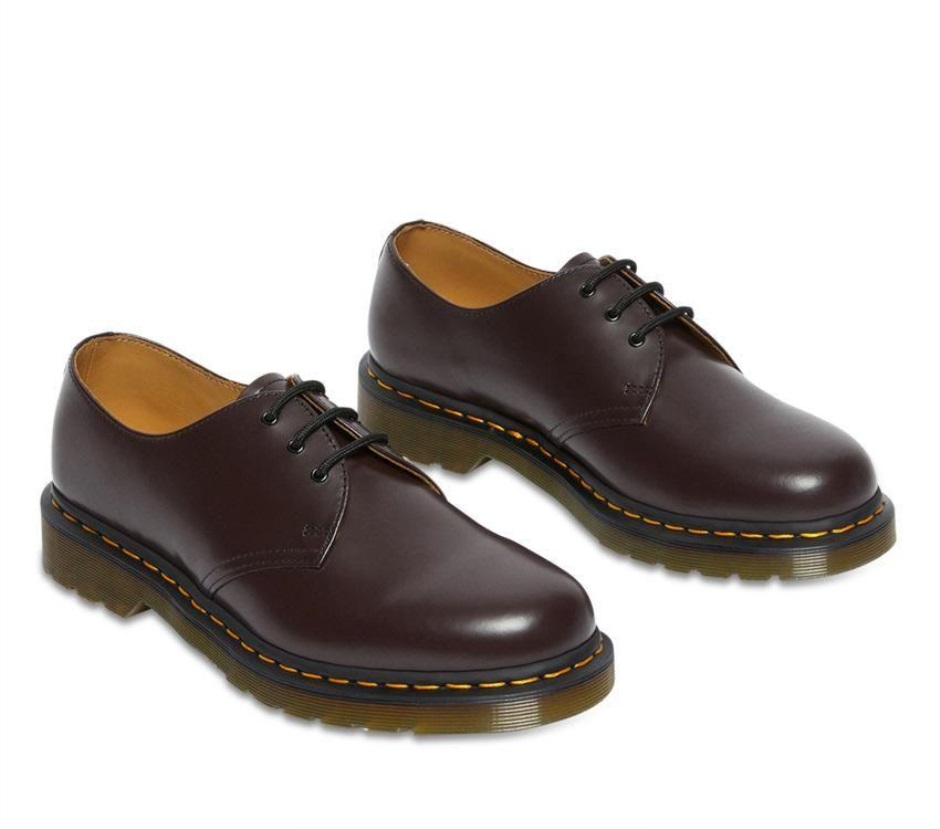 Alter Oxblood Dr Martens Schweiz 1461 Glatt