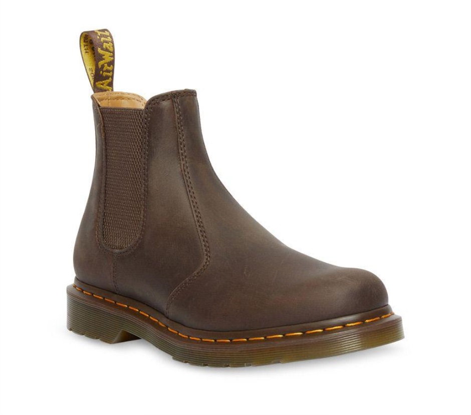 Dr Martens Schweiz Zürich 2976 Crazy Horse Chelsea Boot Dark Brown Crazy Horse