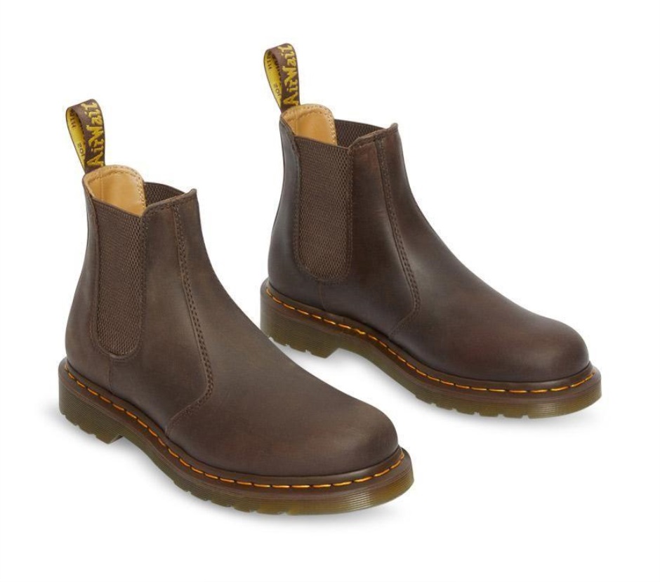 Dr Martens Schweiz Zürich 2976 Crazy Horse Chelsea Boot Dark Brown Crazy Horse