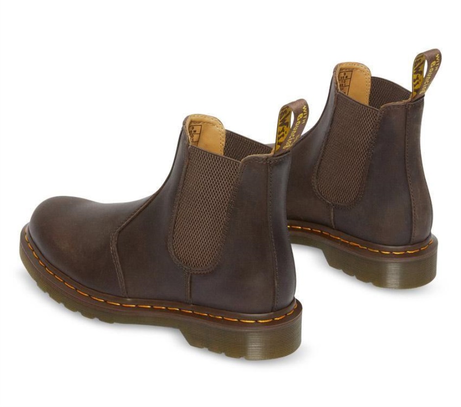 Dr Martens Schweiz Zürich 2976 Crazy Horse Chelsea Boot Dark Brown Crazy Horse