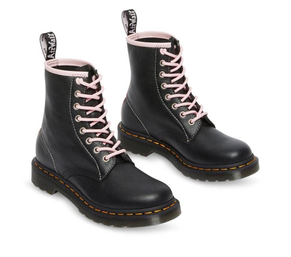 Dr Martens Schweiz Zürich 1460 Pascal Virginia Black/chalk Pink