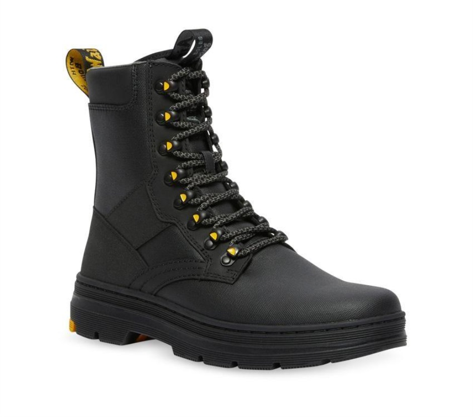 Iowa Boot Dr Martens Schweiz Zürich Black Coated Canvas-iceberg Wp-dual Original