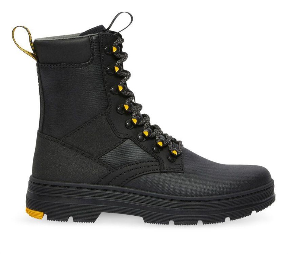 Iowa Boot Dr Martens Schweiz Zürich Black Coated Canvas-iceberg Wp-dual Original