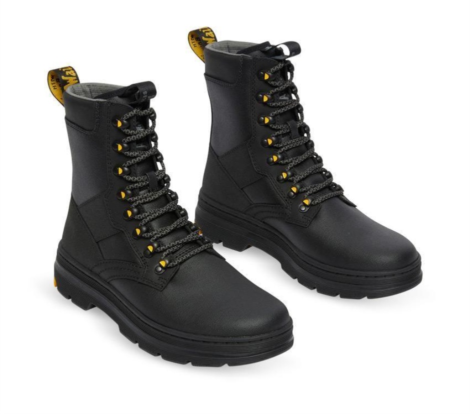 Iowa Boot Dr Martens Schweiz Zürich Black Coated Canvas-iceberg Wp-dual Original