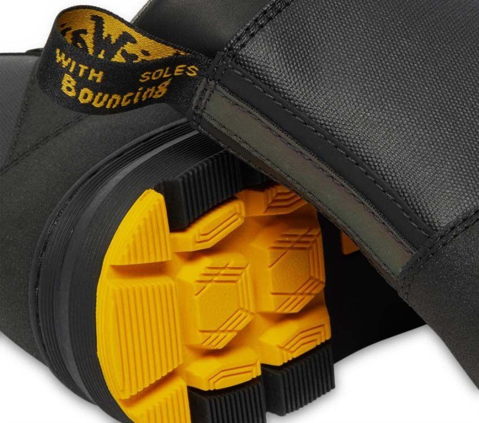 Iowa Boot Dr Martens Schweiz Zürich Black Coated Canvas-iceberg Wp-dual Original