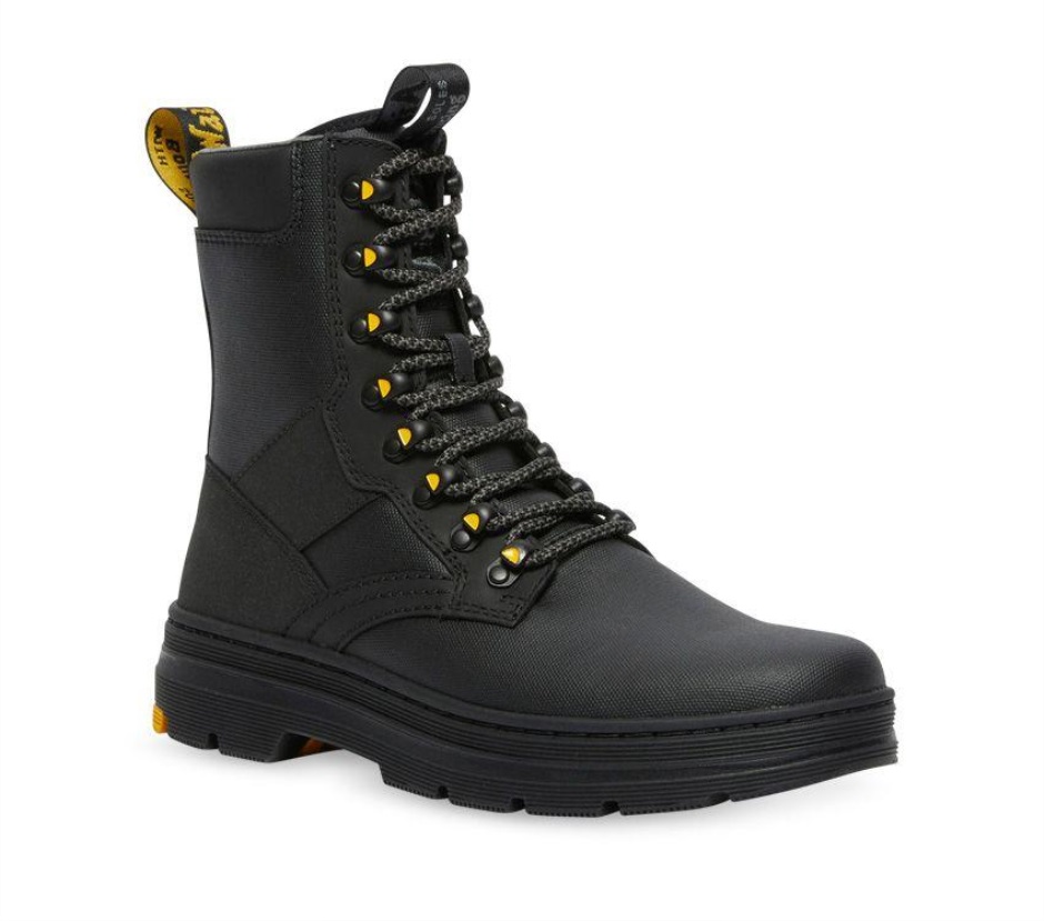 Iowa Boot Dr Martens Schweiz Zürich Black Coated Canvas-iceberg Wp-dual Original
