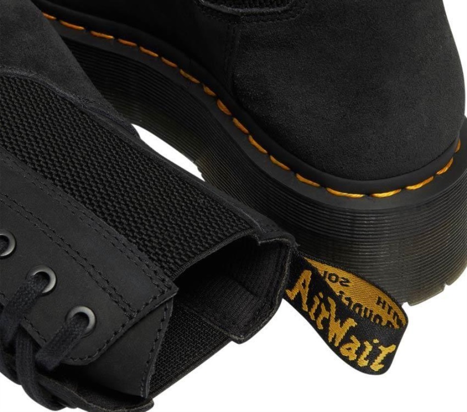 Dr Martens Schweiz Zürich Jadon Nubuck Leather Platform Boots Black