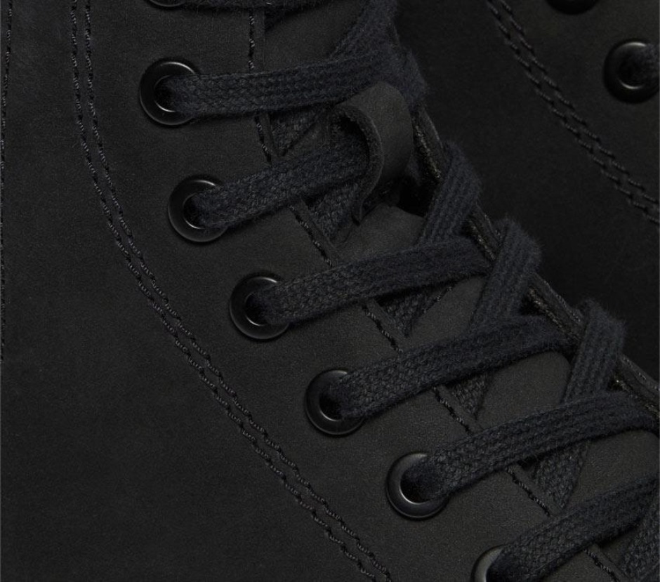 Dr Martens Schweiz Zürich Jadon Nubuck Leather Platform Boots Black