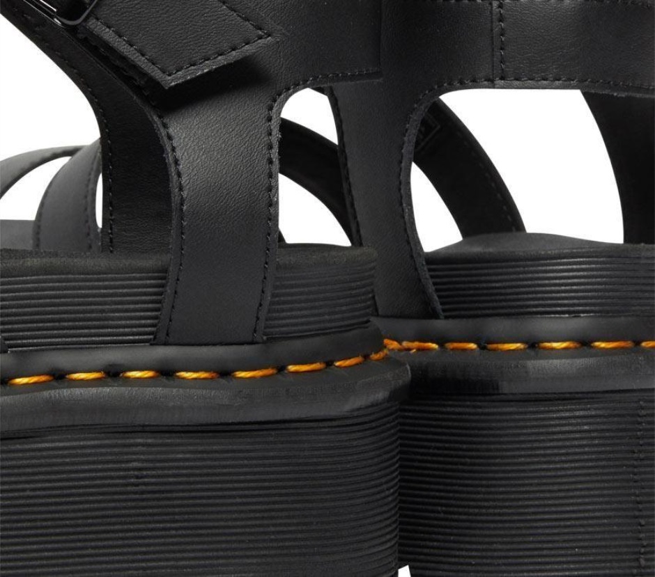 Dr Martens Schweiz Zürich Black Hydro Blaire Quad Hydro Leather Platform