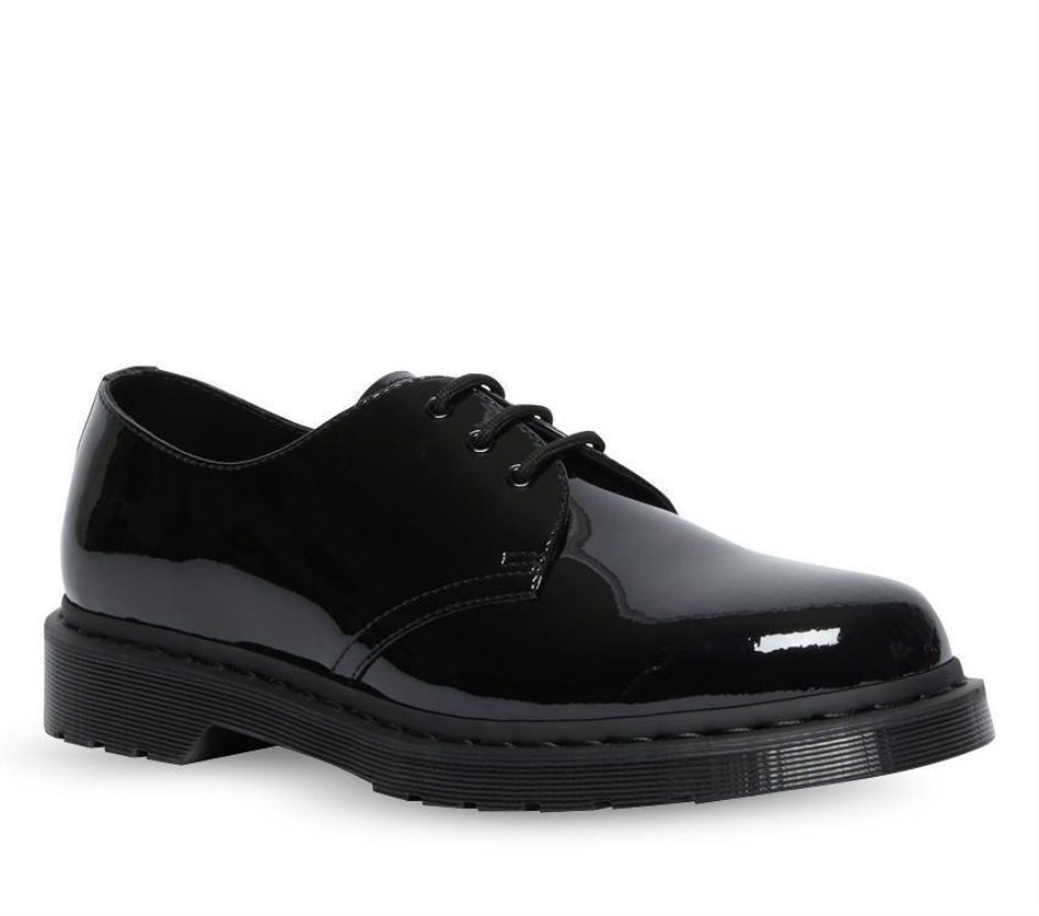 Black Patent Lamper Dr Martens Schweiz 1461 Mono Patent Oxford