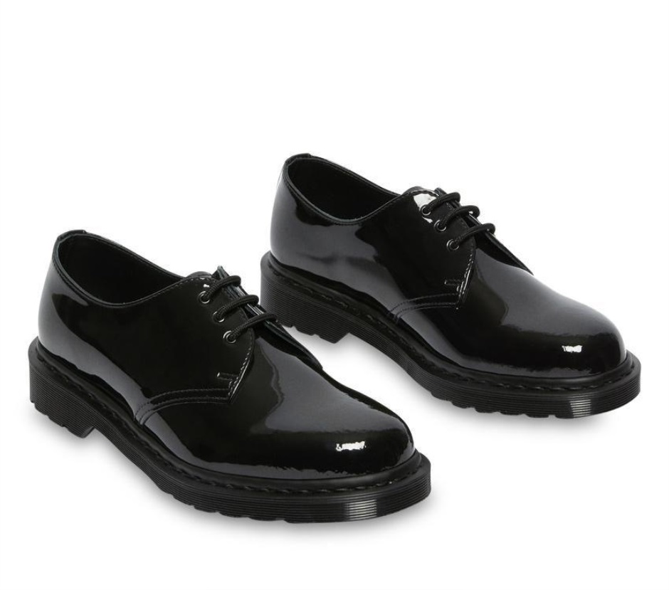 Black Patent Lamper Dr Martens Schweiz 1461 Mono Patent Oxford