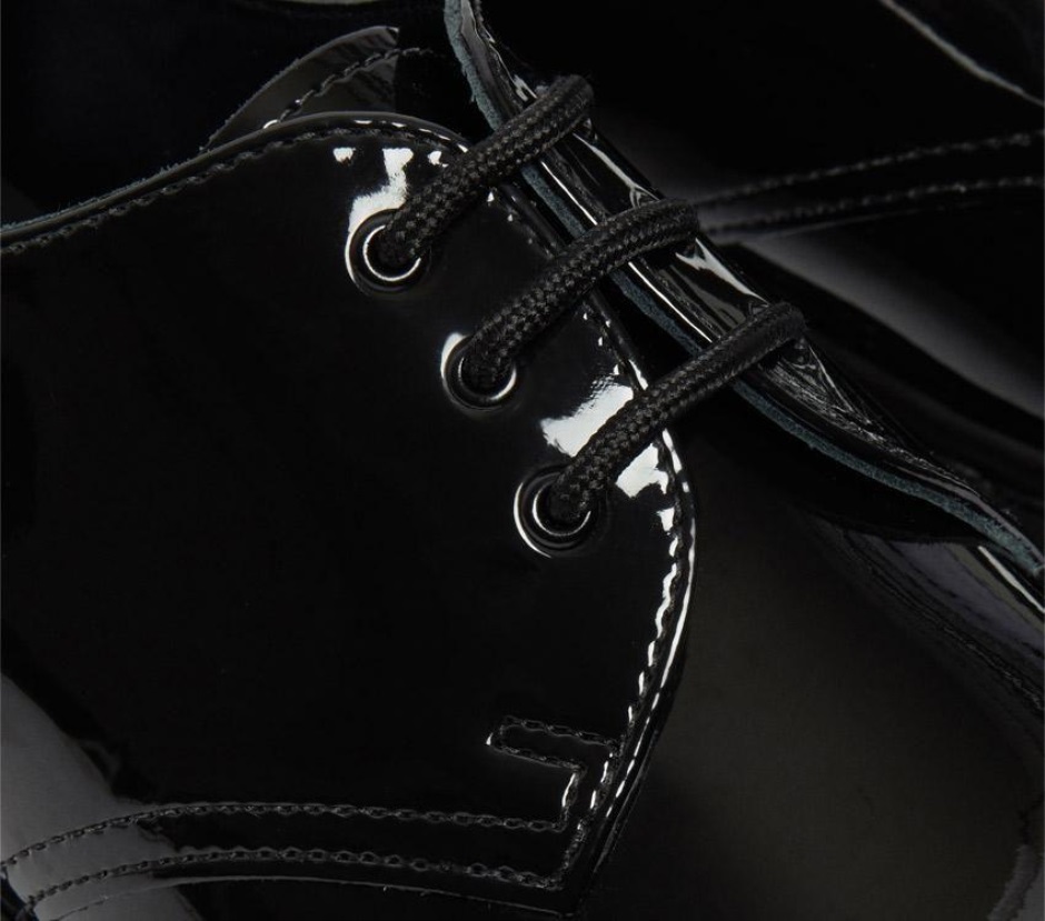 Black Patent Lamper Dr Martens Schweiz 1461 Mono Patent Oxford