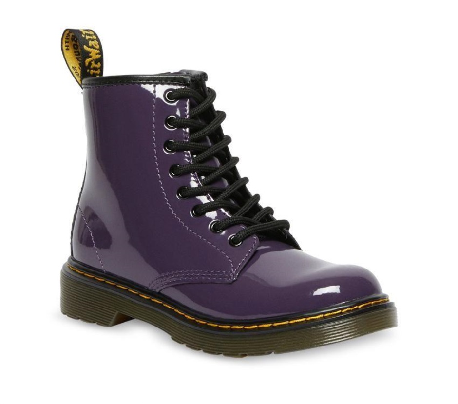 Dr Martens Schweiz Zürich Blackcurrant 1460 Juniors Patent Lamper