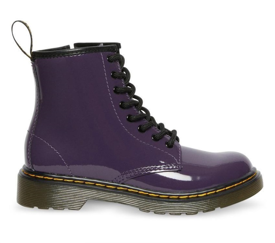Dr Martens Schweiz Zürich Blackcurrant 1460 Juniors Patent Lamper