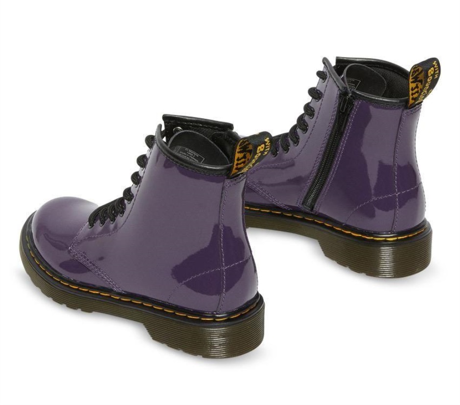 Dr Martens Schweiz Zürich Blackcurrant 1460 Juniors Patent Lamper