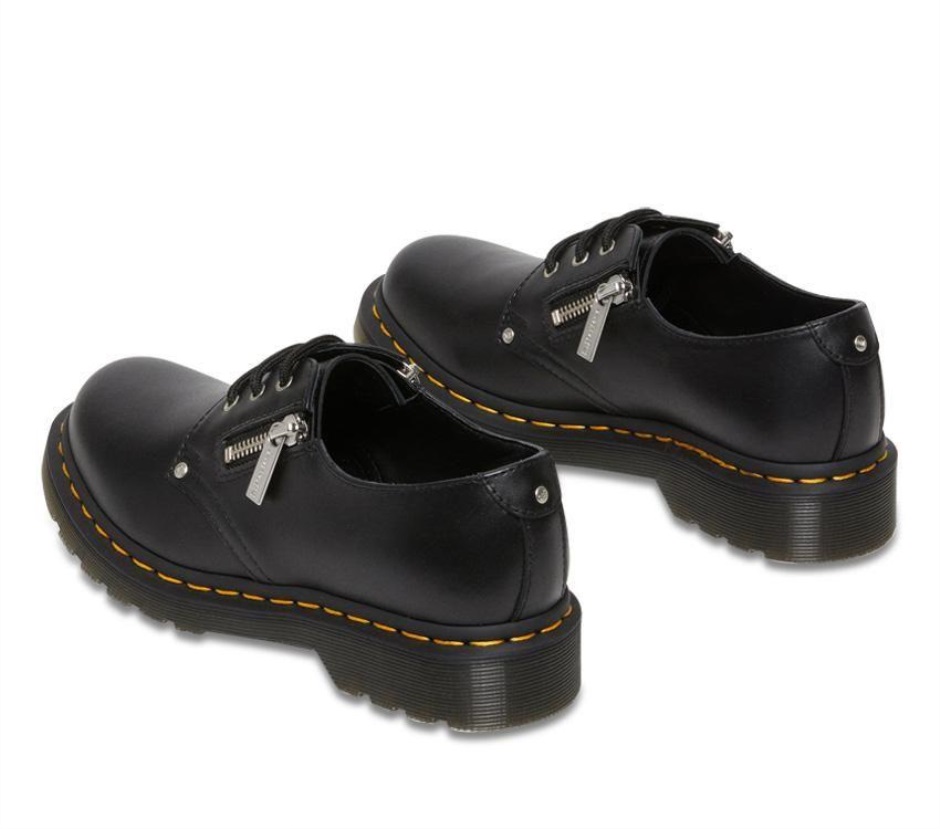 Dr Martens Schweiz Zürich Black Wanama 1461 Twin Zip
