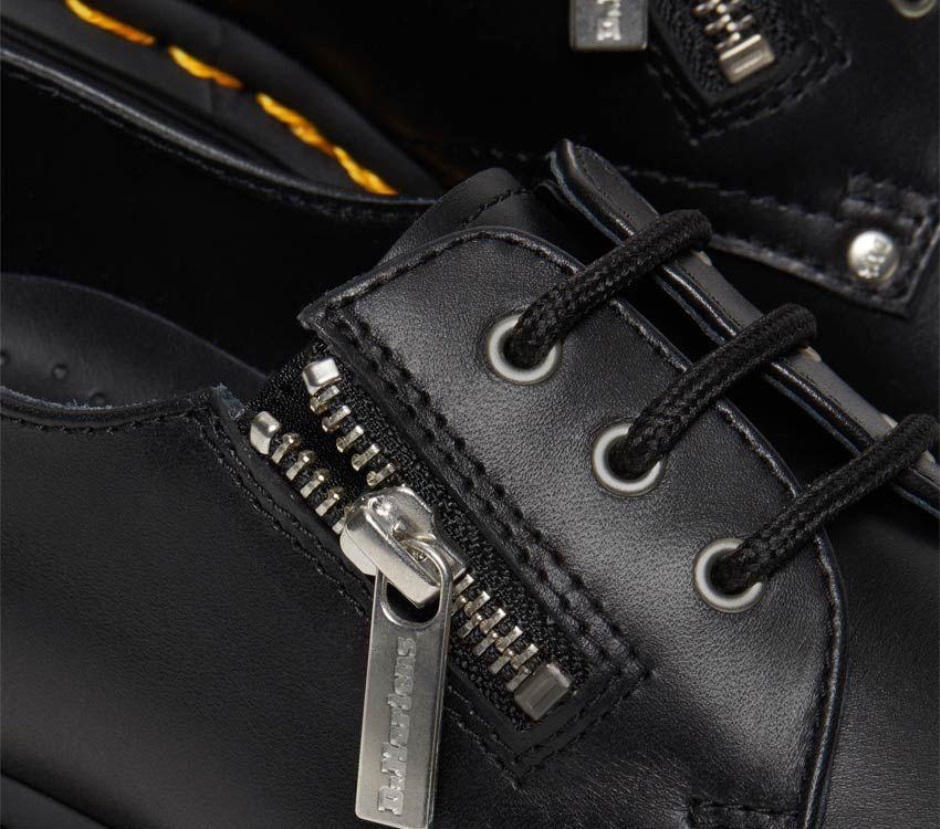 Dr Martens Schweiz Zürich Black Wanama 1461 Twin Zip