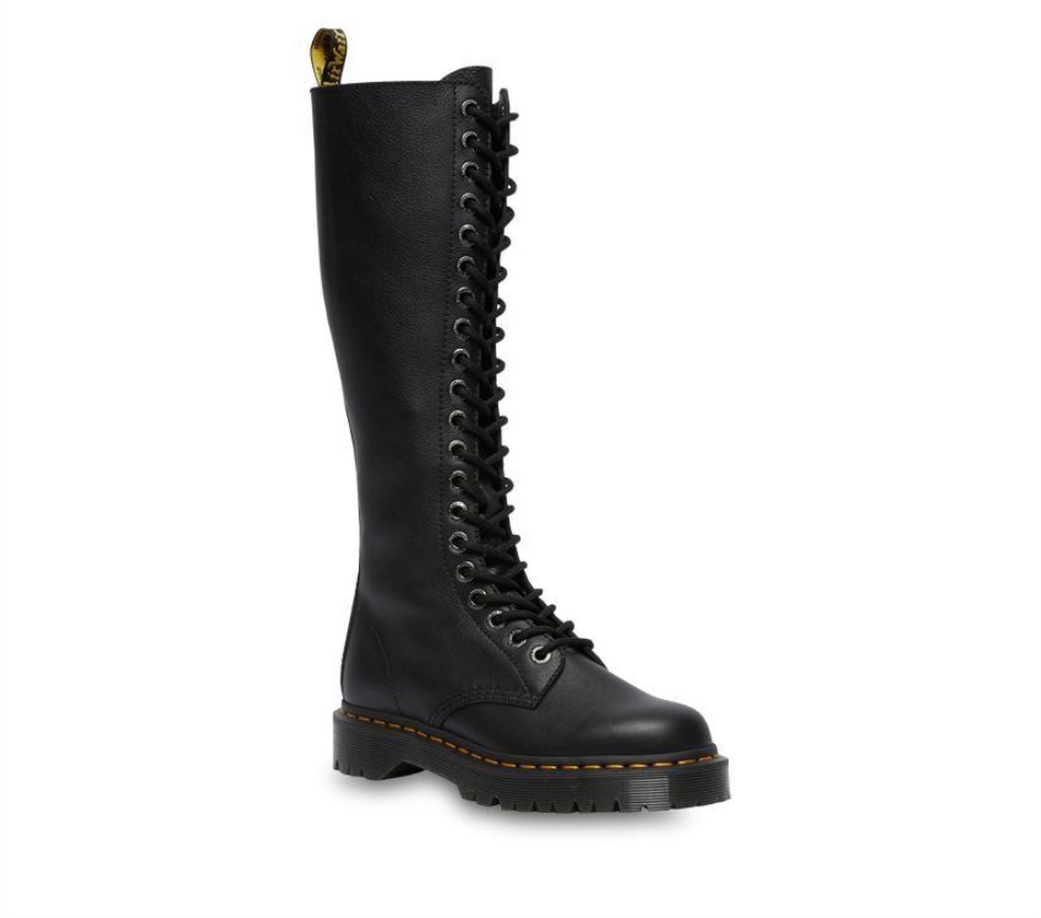 Schwarz Pisa Dr Martens Schweiz 1b60 Bex Kniehohe Stiefel