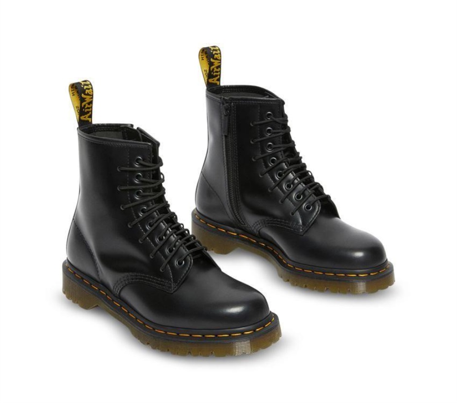 1460 Extreme Spitze Poliert Glatt Schwarz Poliert Glatt Dr Martens Schweiz