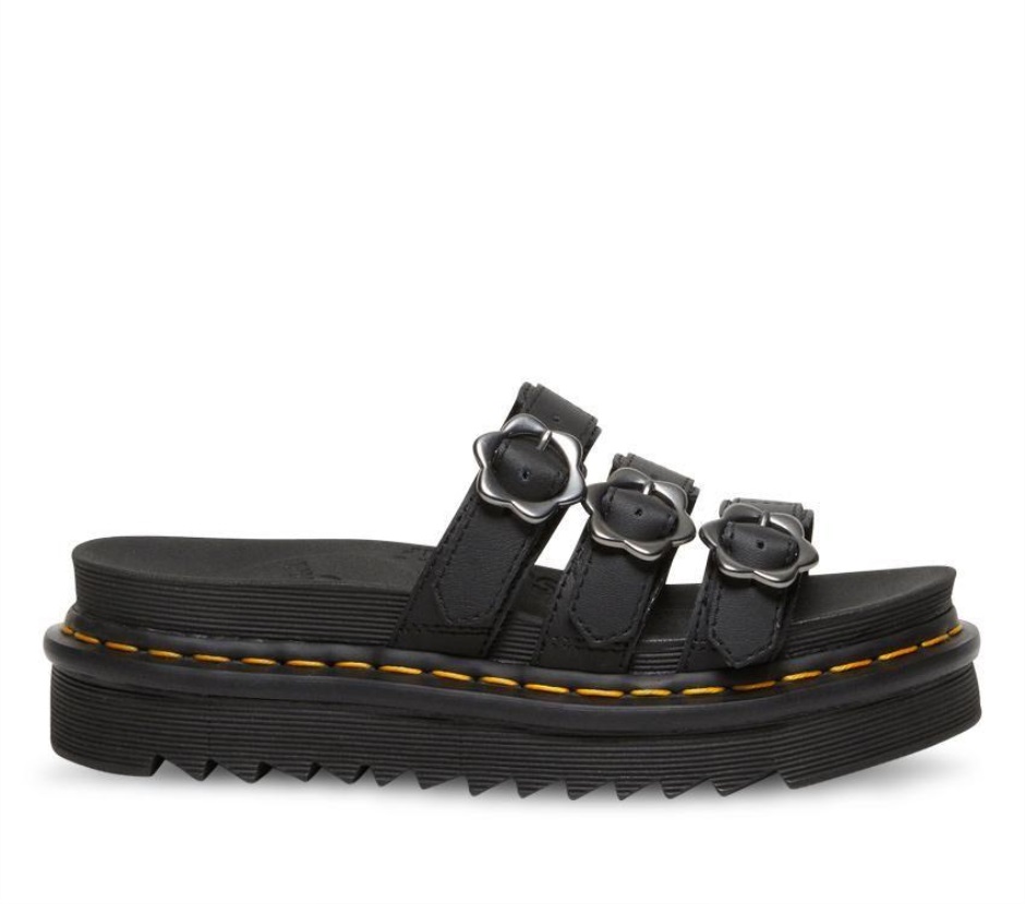 Black Hydro Blaire Floral Slide Dr Martens Schweiz