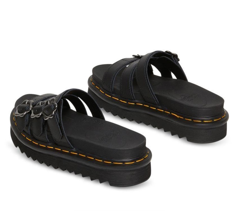 Black Hydro Blaire Floral Slide Dr Martens Schweiz