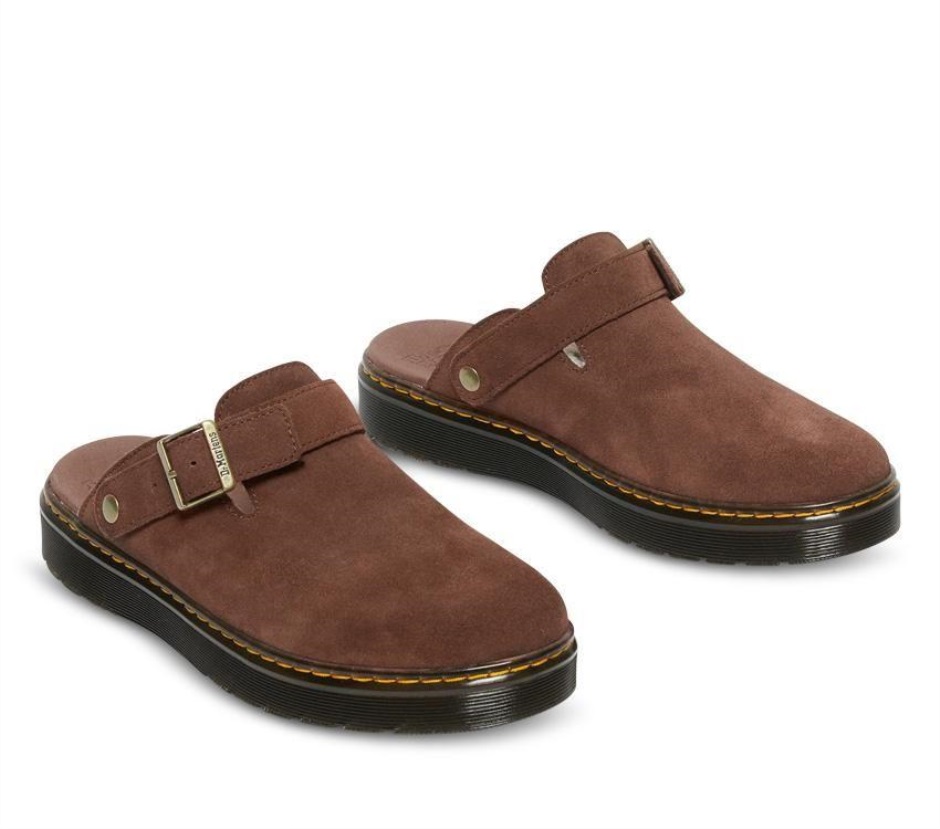 Dunkelbraun E.h. Suede-cream Sherpa 8mm Carlson Wildleder Mule Dr Martens Schweiz