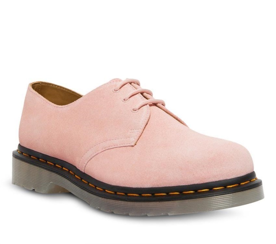 Dr Martens Schweiz Zürich Chalk Pink 1461 Iced Suede Shoe