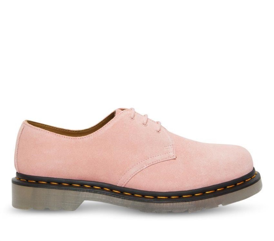 Dr Martens Schweiz Zürich Chalk Pink 1461 Iced Suede Shoe