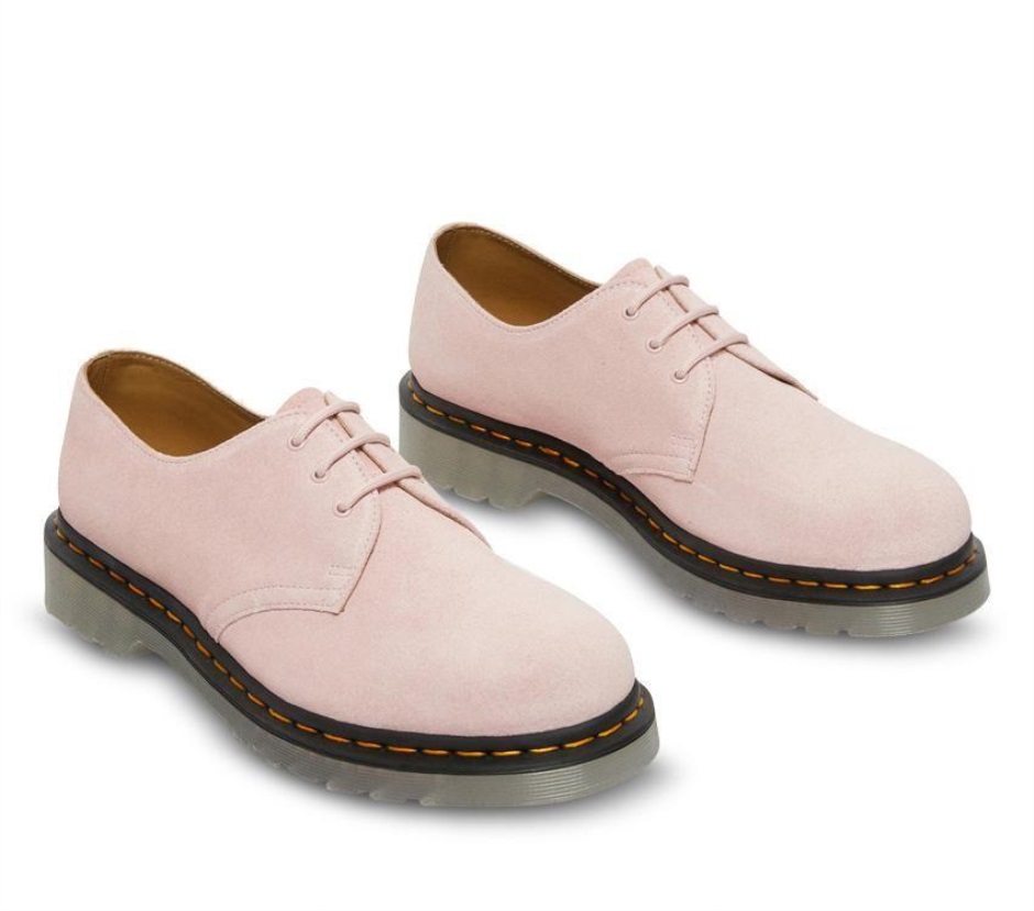Dr Martens Schweiz Zürich Chalk Pink 1461 Iced Suede Shoe