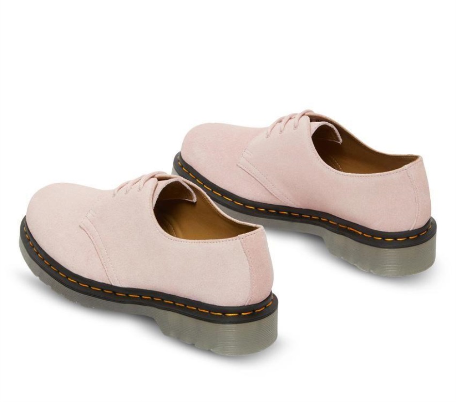 Dr Martens Schweiz Zürich Chalk Pink 1461 Iced Suede Shoe