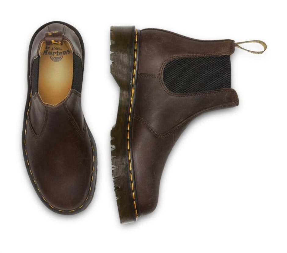 Dr Martens Schweiz Zürich Dark Brown Crazy Horse 2976 Bex Crazy Horse Chelsea Boot