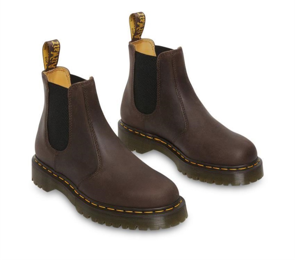 Dr Martens Schweiz Zürich Dark Brown Crazy Horse 2976 Bex Crazy Horse Chelsea Boot